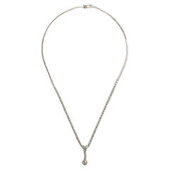 21st Century 18 Karat White Gold and F/G VVS Diamond Collar Necklace