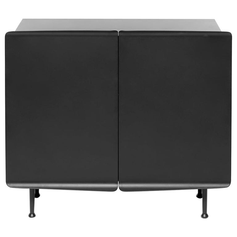 21th Century FUCINA "356" by Pauline Deltour, Black Metal Sideboard For Sale