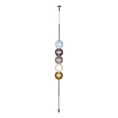 Suspension lumineuse en forme d'ormeau du 21e sicle, 5 sphres, multicolore
