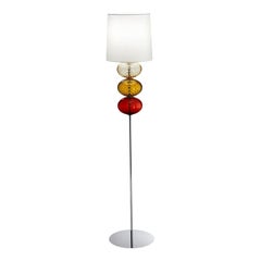 Lampada da terra 21st Century Abat-Jour in Giallo Ambra/Rosso/Tea di Venini