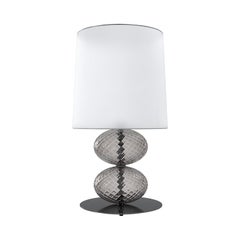 21st Century Abat-Jour Lampshade Large Table Lamp in Grey by Venini
