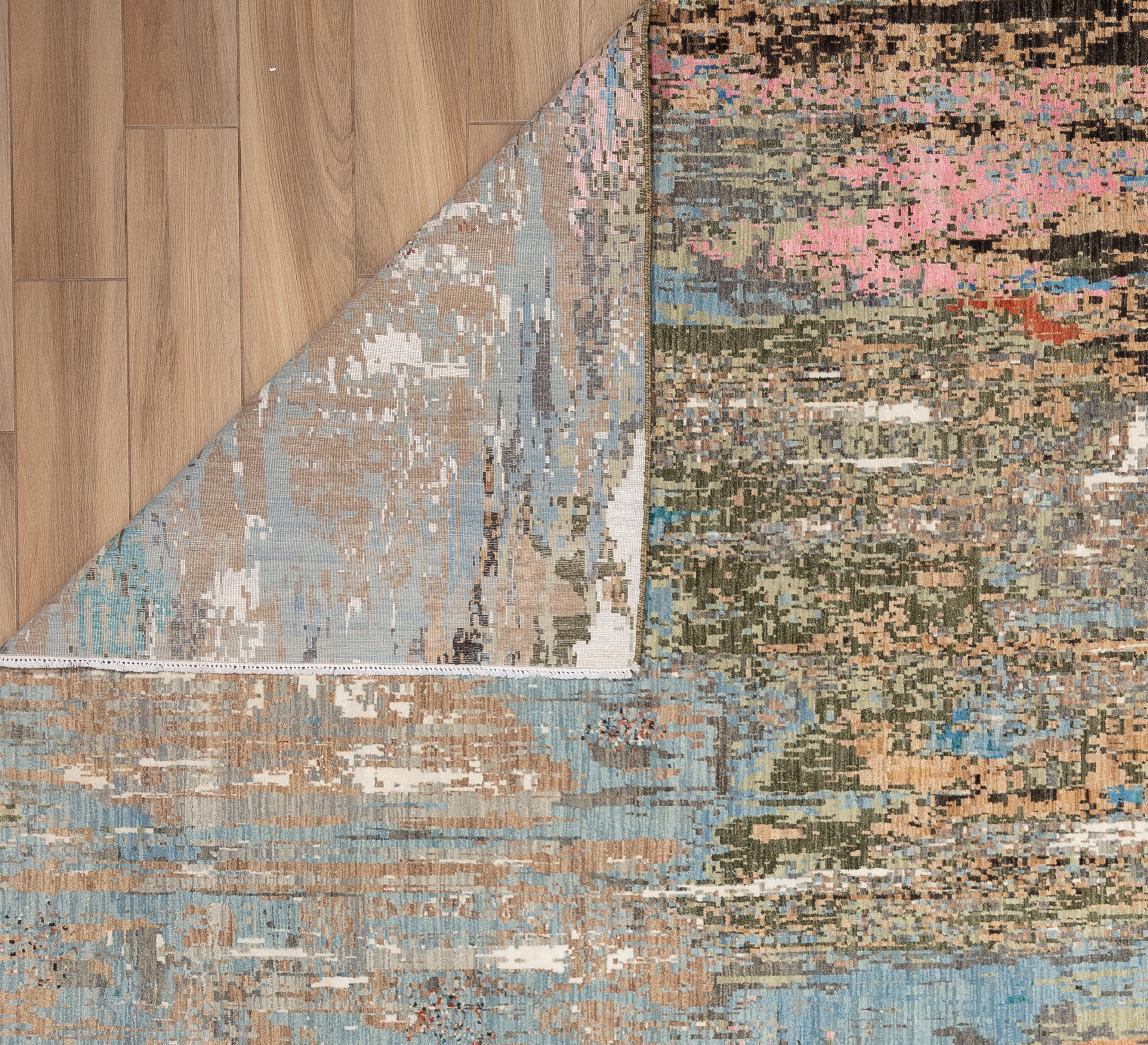 21st Century Abstract Contemporary Rug In New Condition For Sale In Paradise Valley, AZ