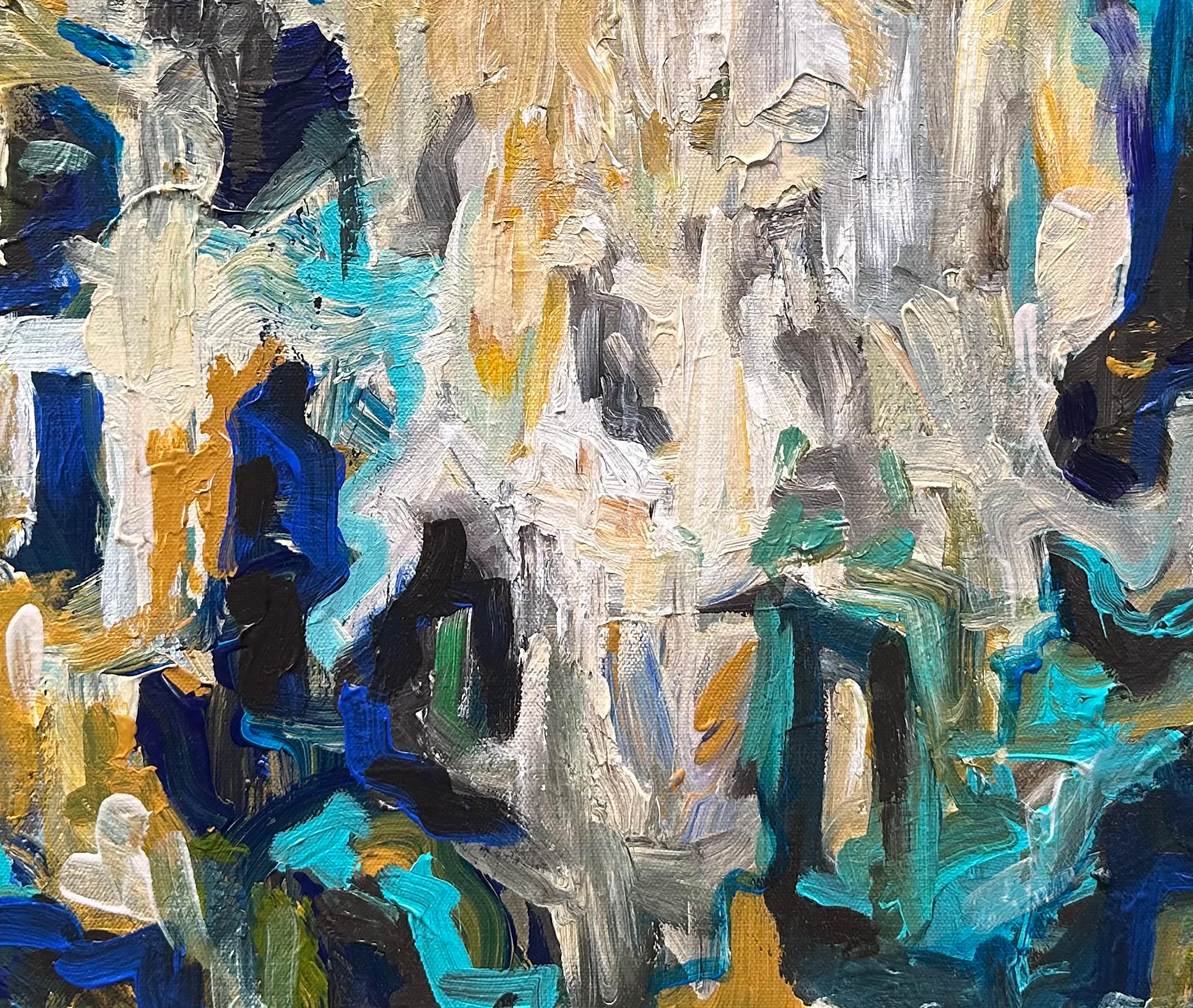 Abstraktes Gemälde Bradford Pears des Künstlers Jason Stallings aus dem 21. Jahrhundert im Zustand „Hervorragend“ im Angebot in Dallas, TX