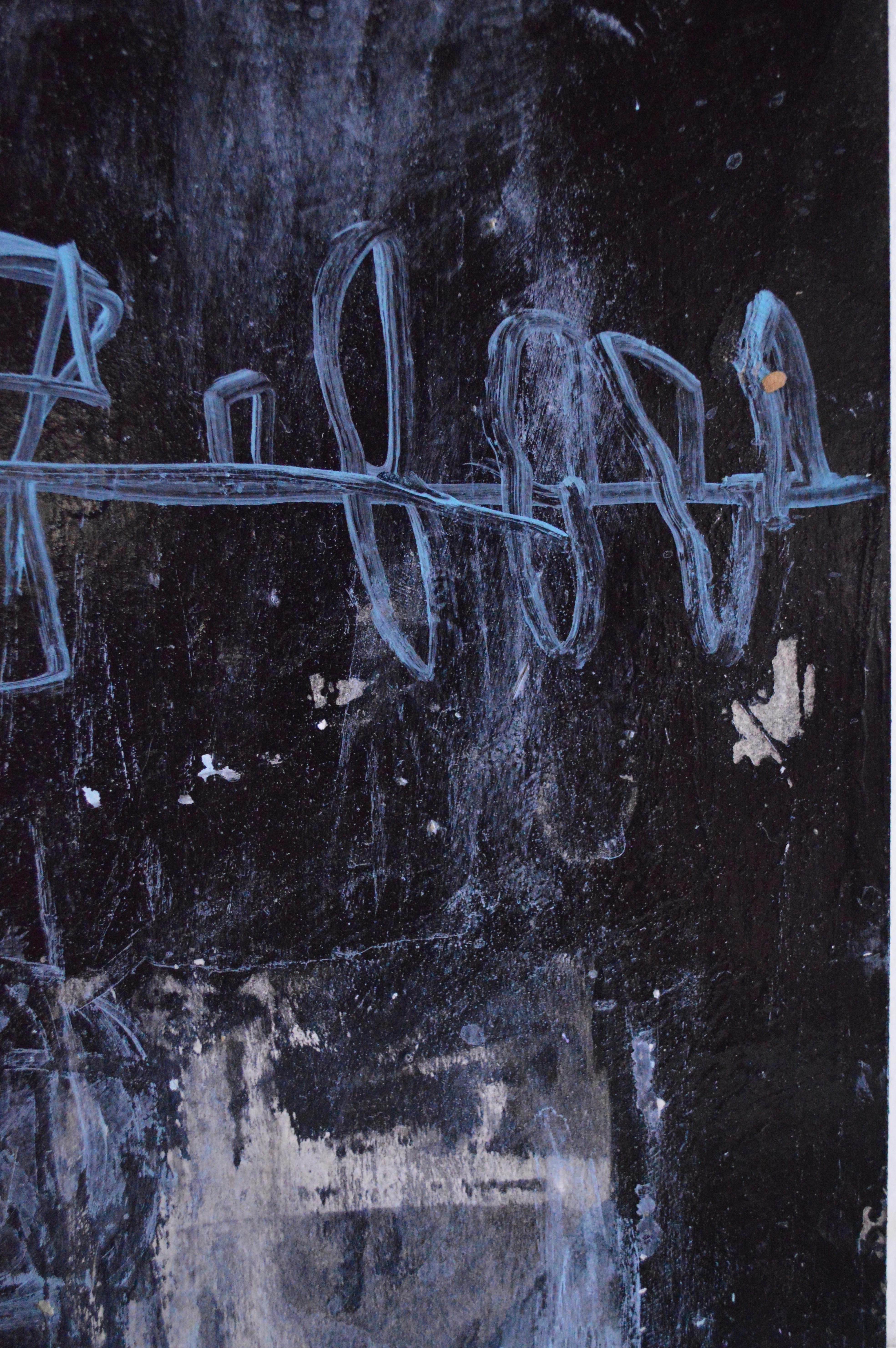 Abstraktes Gemälde/Mixed-Media-Werk des 21. Jahrhunderts von Greg Dickerson im Zustand „Hervorragend“ in Chicago, IL