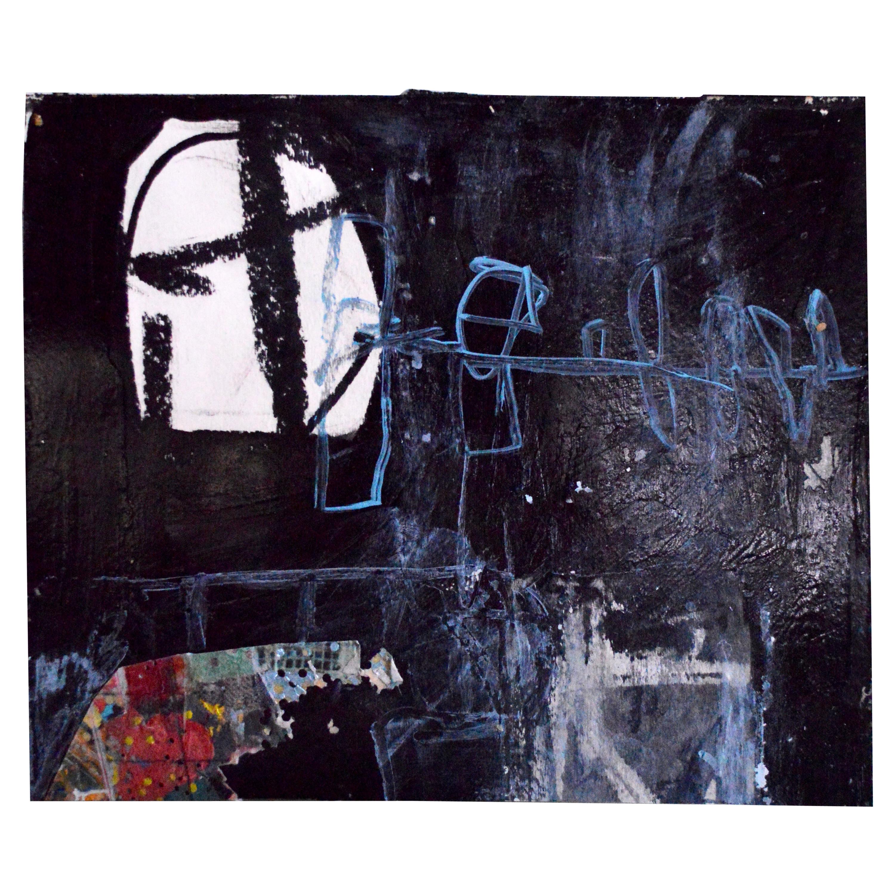 Abstraktes Gemälde/Mixed-Media-Werk des 21. Jahrhunderts von Greg Dickerson