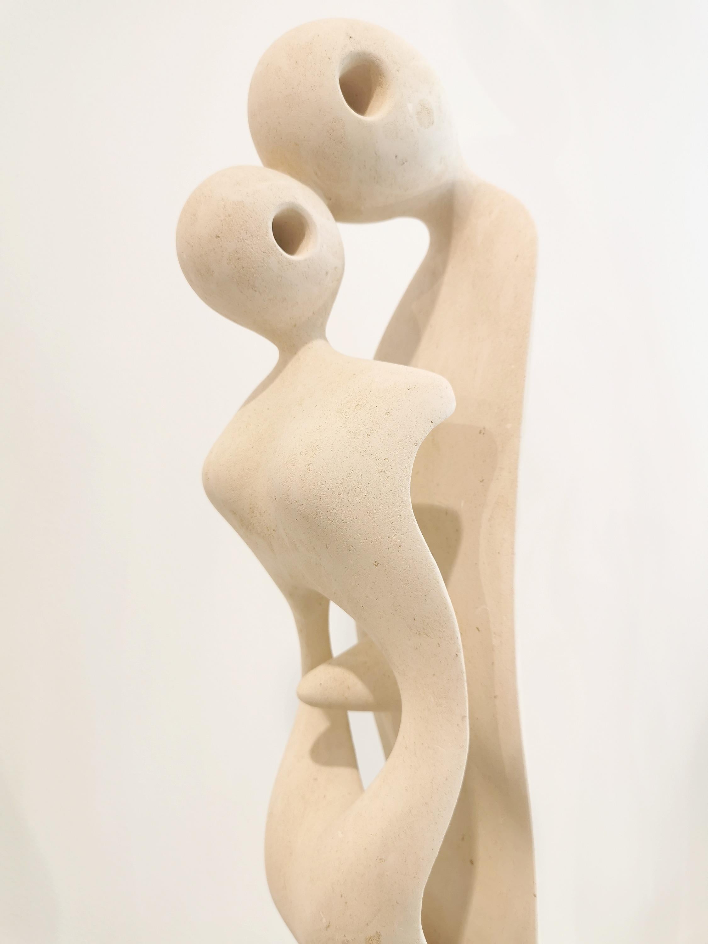 Abstrakte Skulptur ALTERIUS des 21. Jahrhunderts, 60 cm Höhe von Renzo Buttazzo (Moderne) im Angebot