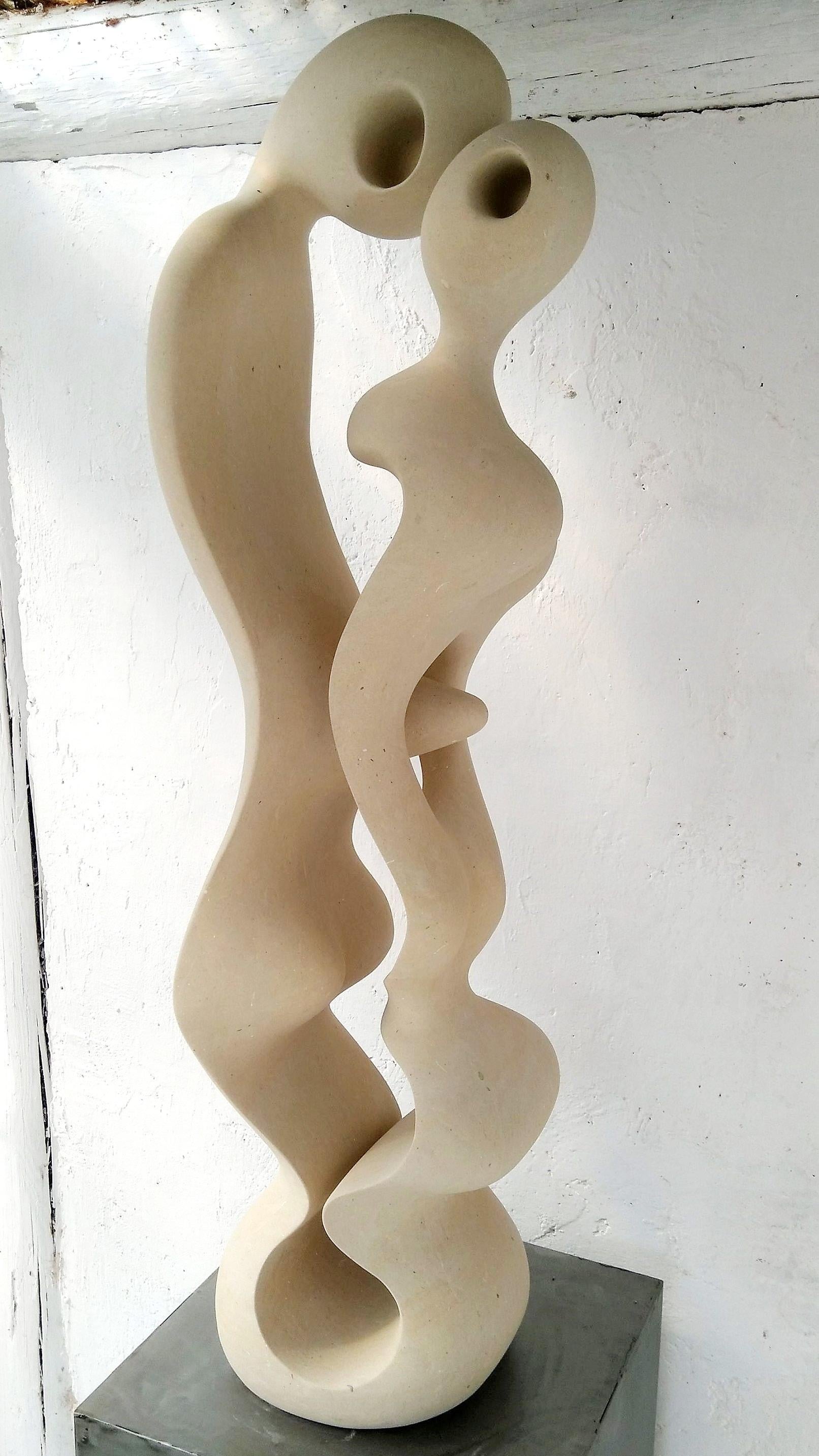 Abstrakte Skulptur ALTERIUS des 21. Jahrhunderts, 80 cm Höhe von Renzo Buttazzo (Moderne) im Angebot