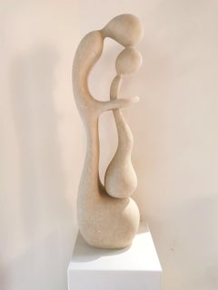 21st Century Abstract Sculpture AMPLEXUS 80 cm height by Renzo Buttazzo