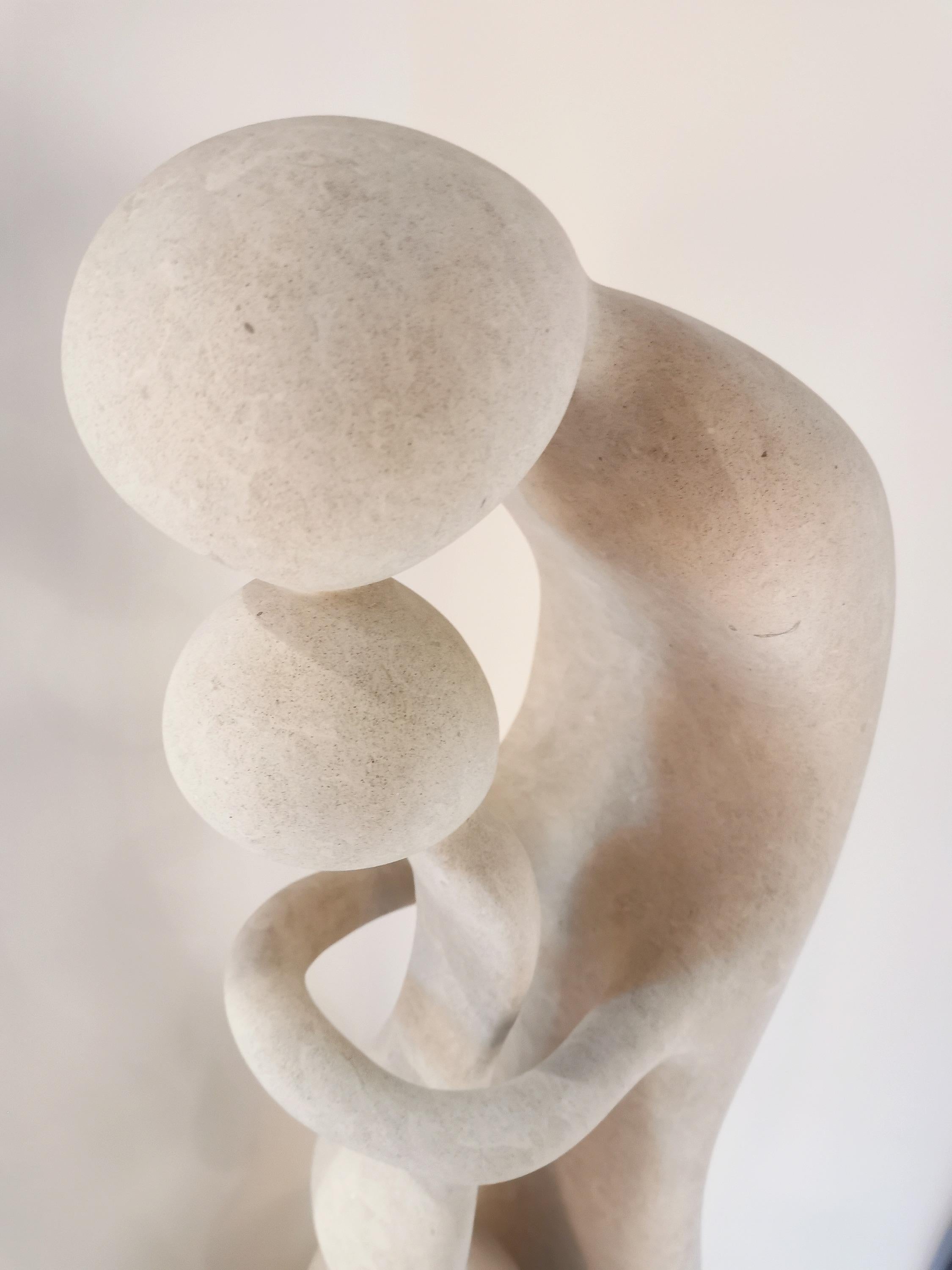 Abstrakte Skulptur AMPLEXUS des 21. Jahrhunderts AMPLEXUS 80 cm Höhe von Renzo Buttazzo (Moderne) im Angebot