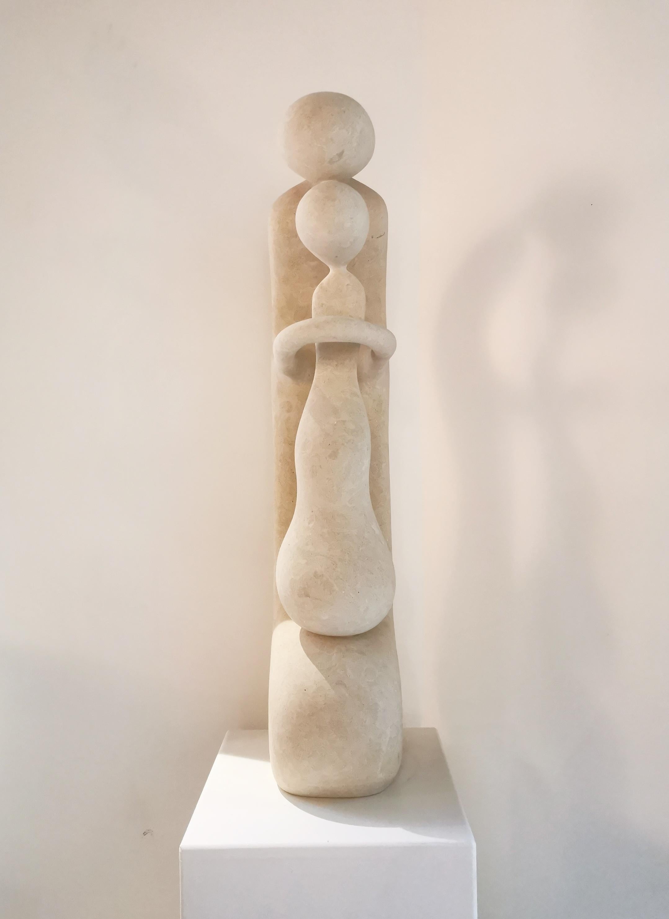 Abstrakte Skulptur AMPLEXUS des 21. Jahrhunderts AMPLEXUS 80 cm Höhe von Renzo Buttazzo (Italienisch) im Angebot