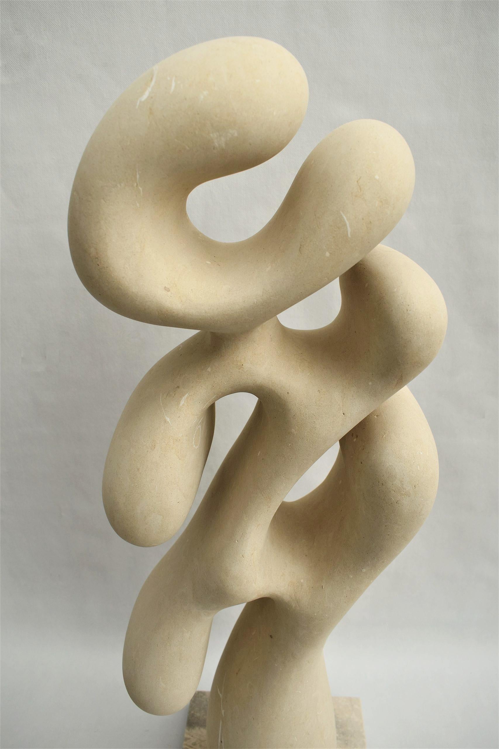 Italian 21st Century Abstract Sculpture Blog 80 Cm Height by Renzo Buttazzo