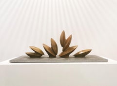 21st Century Abstract Sculpture Dancing Leaves by Nicolas Bertoux