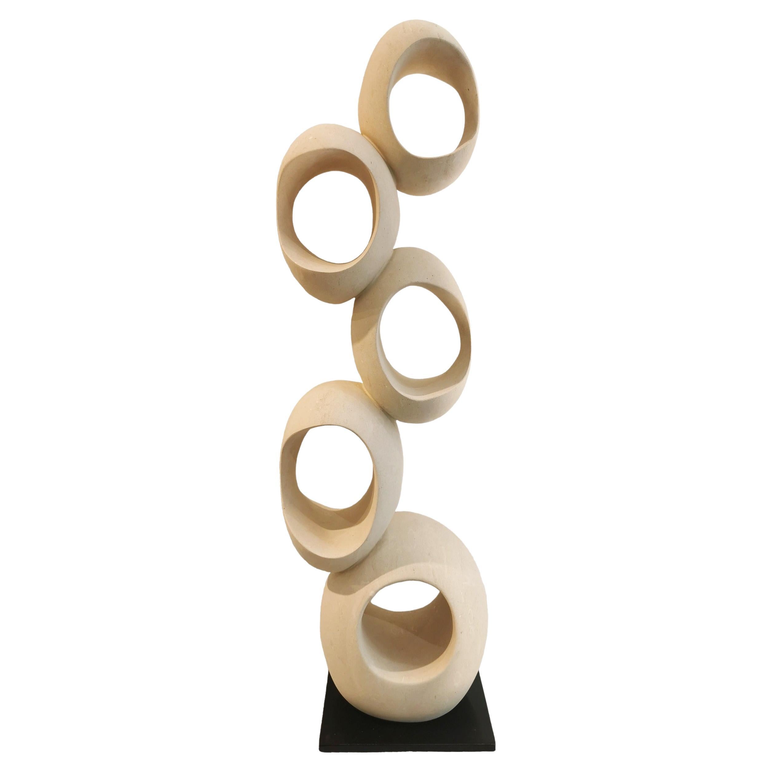 21st Century Abstract Sculpture HOLE 80 cm height by Renzo Buttazzo For Sale