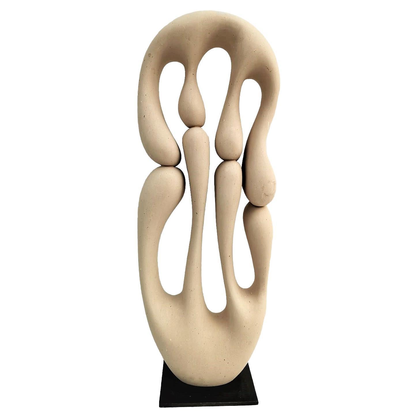 21st Century Abstract Sculpture Melted 80n Cm Height by Renzo Buttazzo