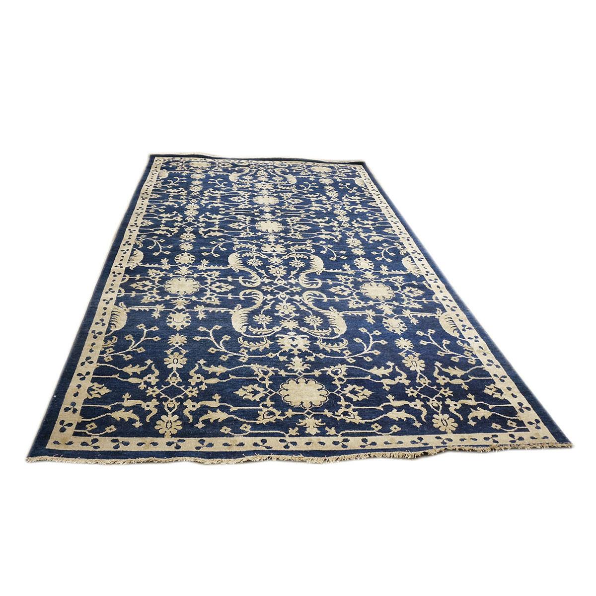 Ashly Fine Rugs presents an antique recreation of an original Afghan Sultanabad area rug. Part of our own previous production, this antique recreation was thought of and created in-house and 100% handmade in Afghanistan by master weavers. Persian