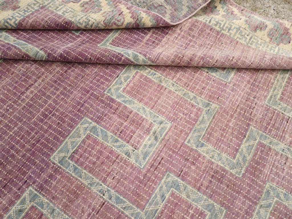 Alfombra moderna del siglo XXI inspirada en los tuaregs africanos del Turquestán Oriental Tamaño de la habitación Lana en venta