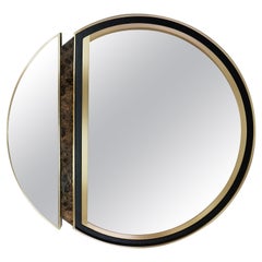 21st Century Alaska Mirror Marble Polished Brass Ashwood