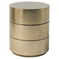 21st Century Aleppo Side Table in Gold Liquid Metal by Etro Home Interiors