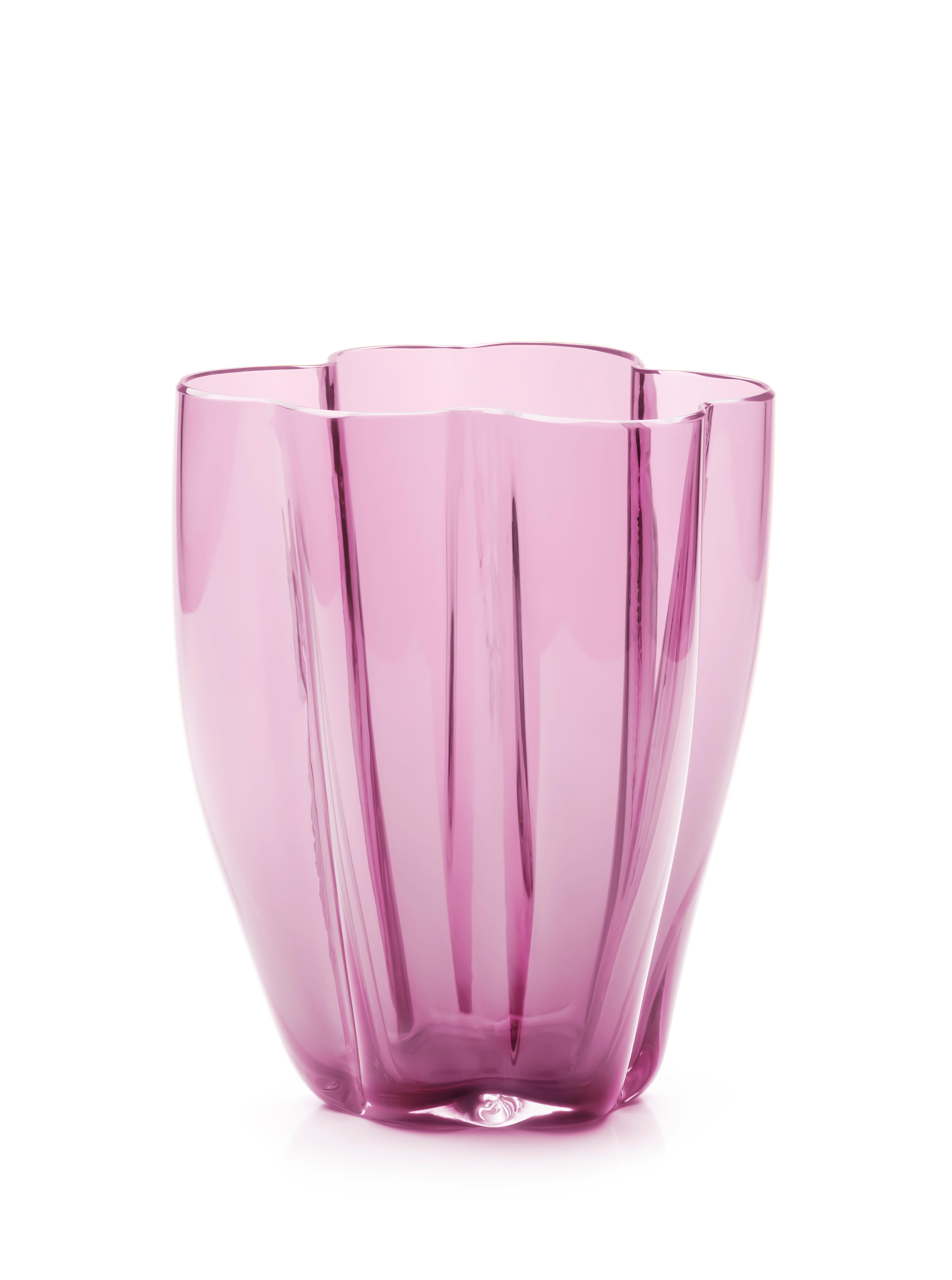 21e siècle Alessandro Mendini Petit vase en verre de Murano Améthyste Neuf - En vente à Brembate di Sopra (BG), IT