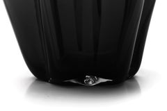 21st Century Alessandro Mendini Murano Glass Small Vase Black