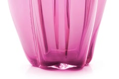 21st Century Alessandro Mendini Murano Glass Small Vase Ruby