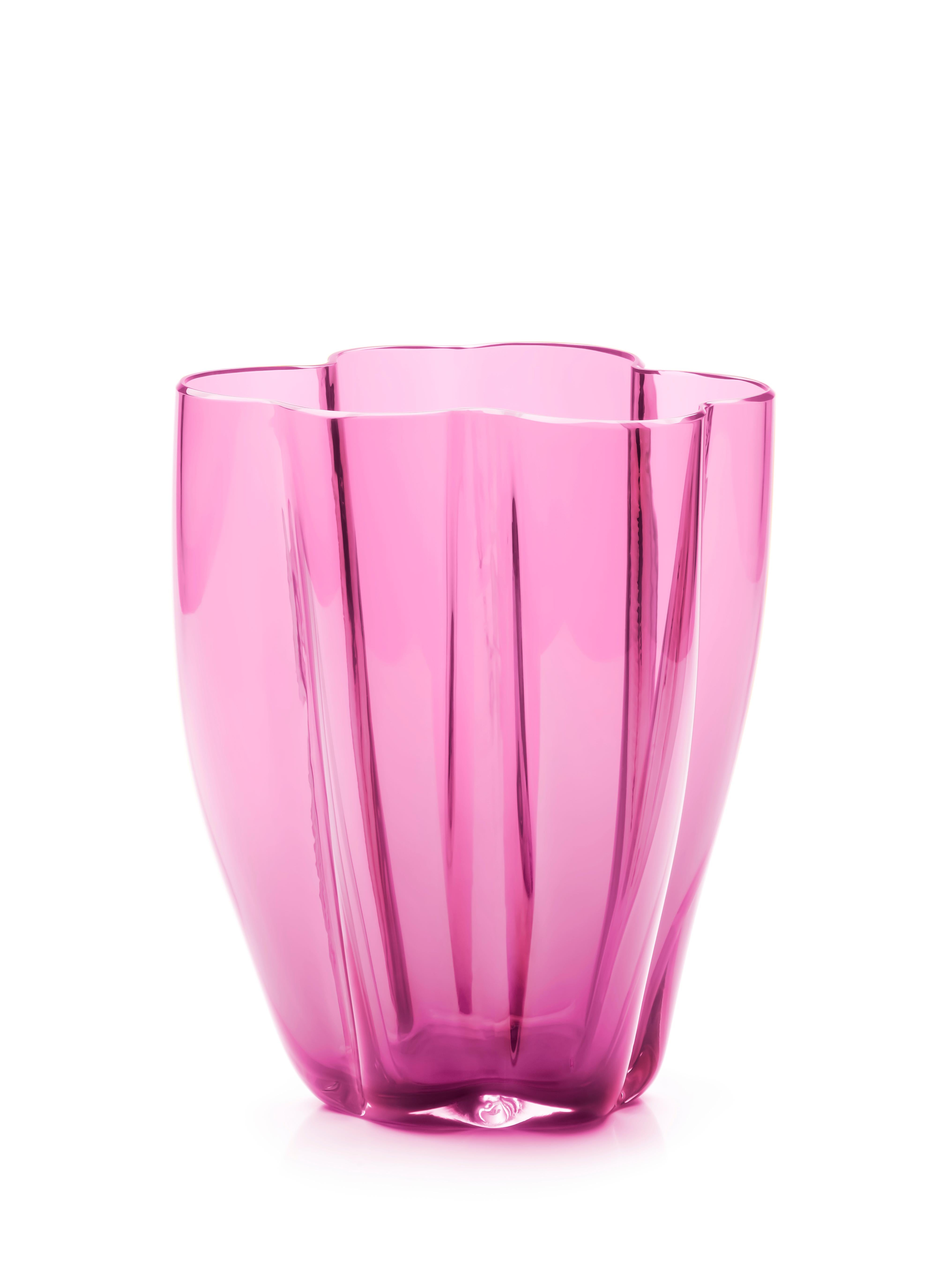 21st Century Alessandro Mendini Murano Glass Small Vase Ruby Neuf - En vente à Brembate di Sopra (BG), IT