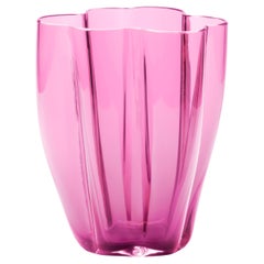 21st Century Alessandro Mendini Murano Glass Small Vase Ruby