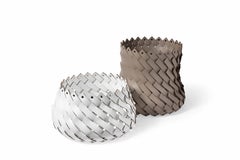 21st Century Almeria Medium Decorative Basket Handwoven in Italy