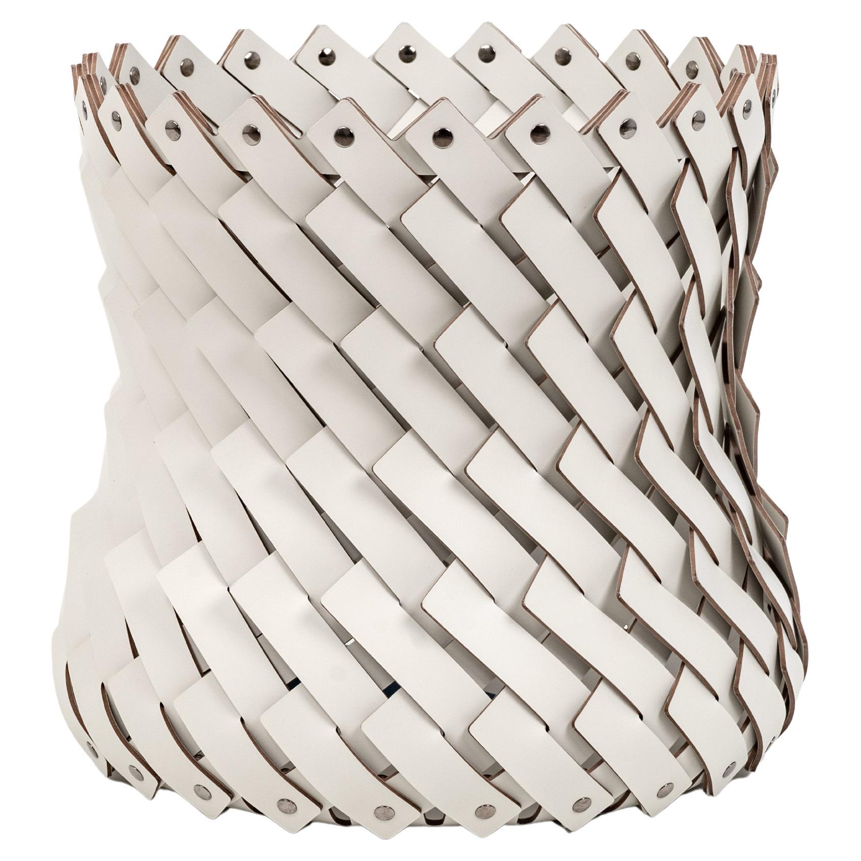 21st Century Almeria Medium Decorative Basket Handwoven in Italy