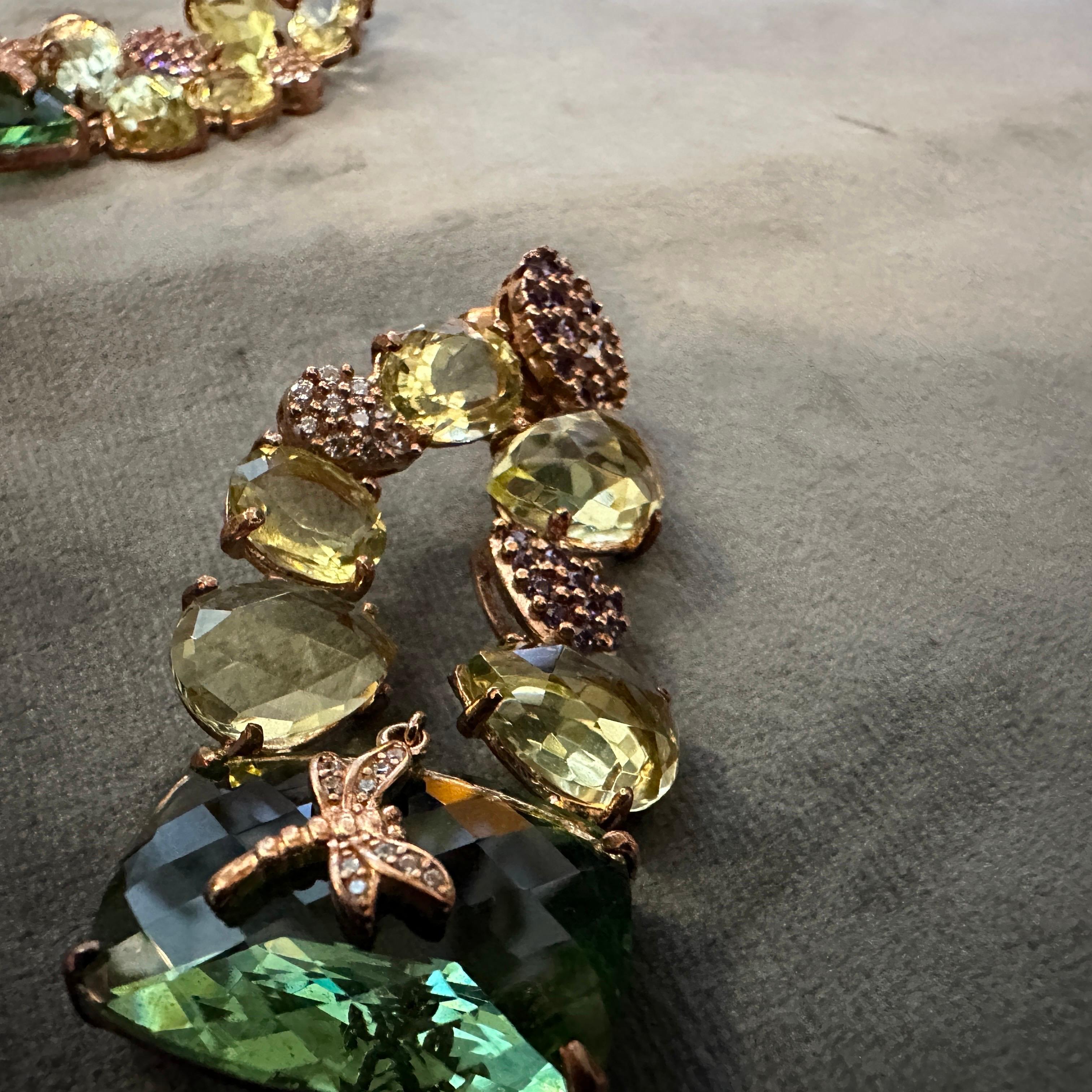 21e siècle Étonnants Bijoux de fantaisie Boucles d'oreilles italiennes en vente 5