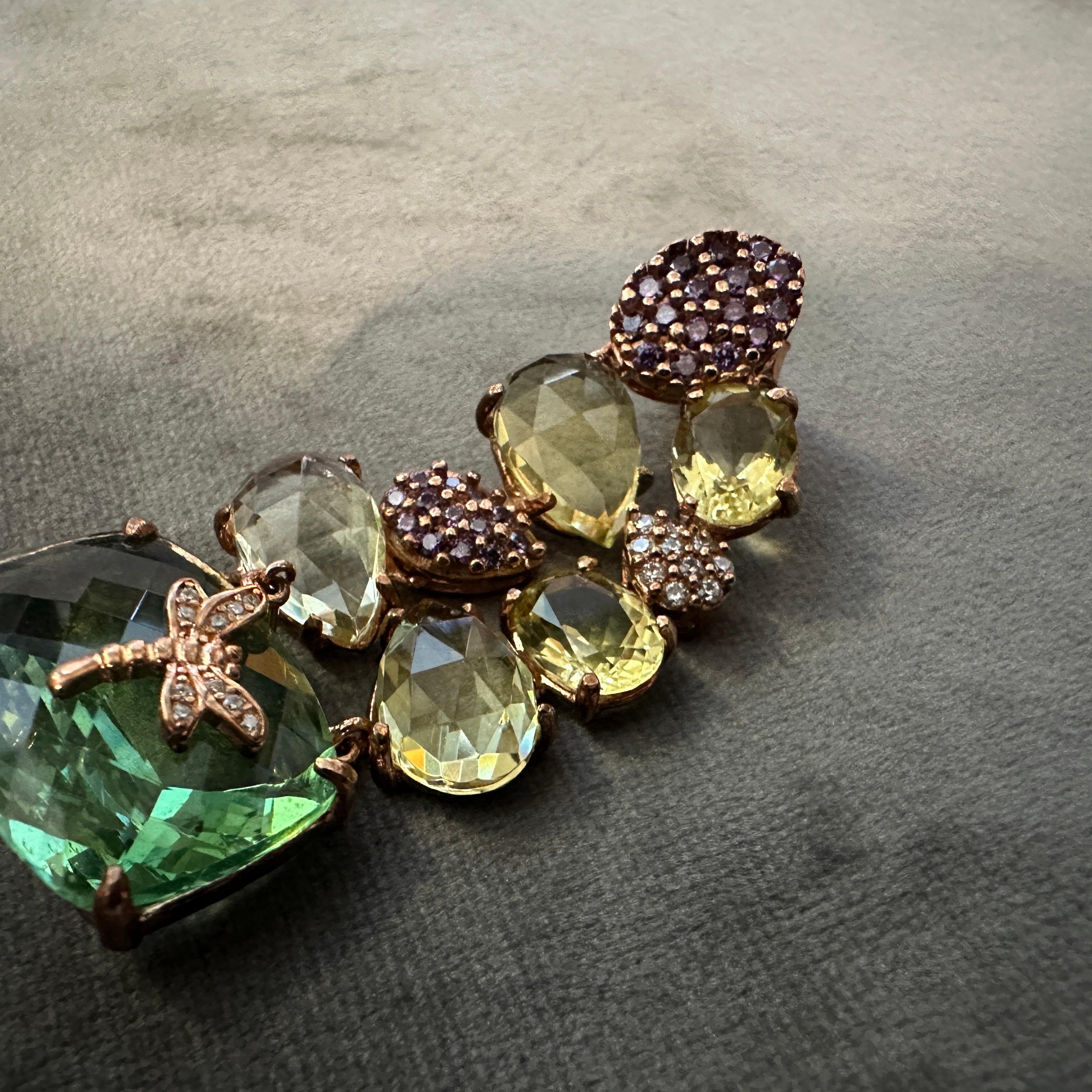 21e siècle Étonnants Bijoux de fantaisie Boucles d'oreilles italiennes en vente 4