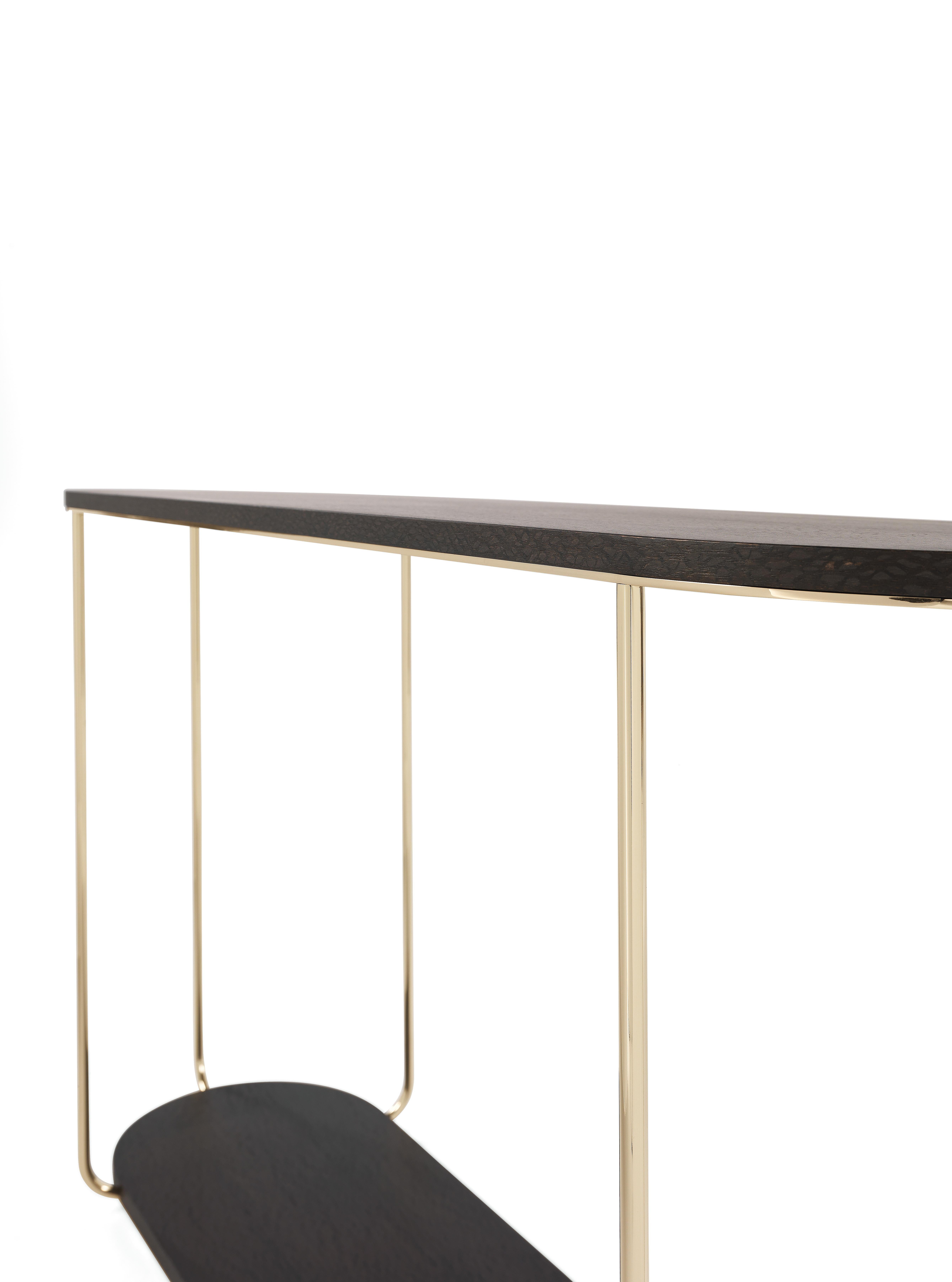 Modern 21st Century Ambar Console in Carbalho by Etro Home Interiors For Sale