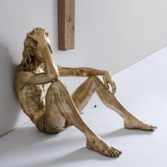 21st Century "Amen" Sculpture by Marcantonio, Polished Brass