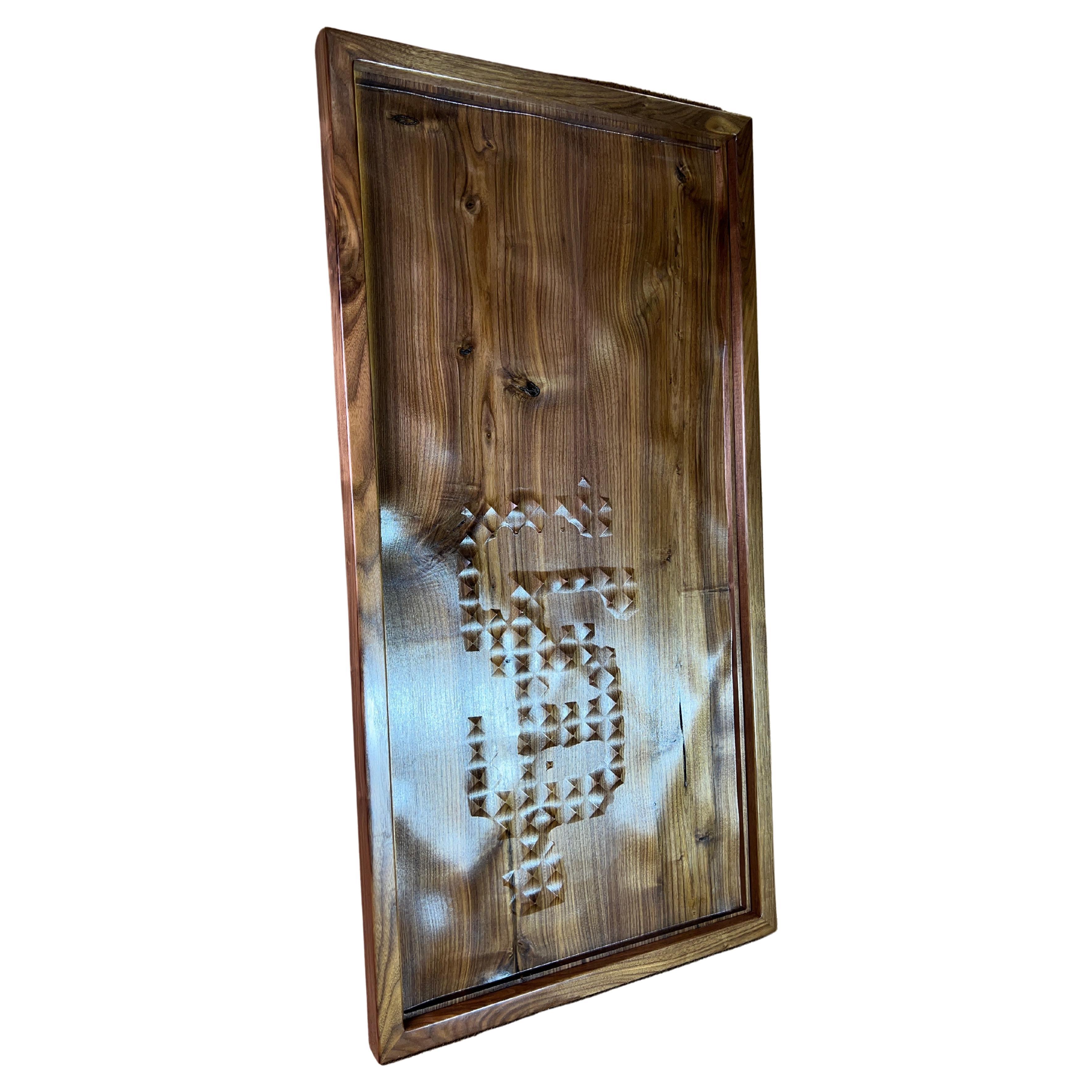 American Black Walnut wood sports wall art collectable in stock