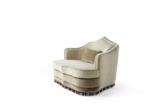 21st Century Amina Armchair in Velvet by Etro Home Interiors