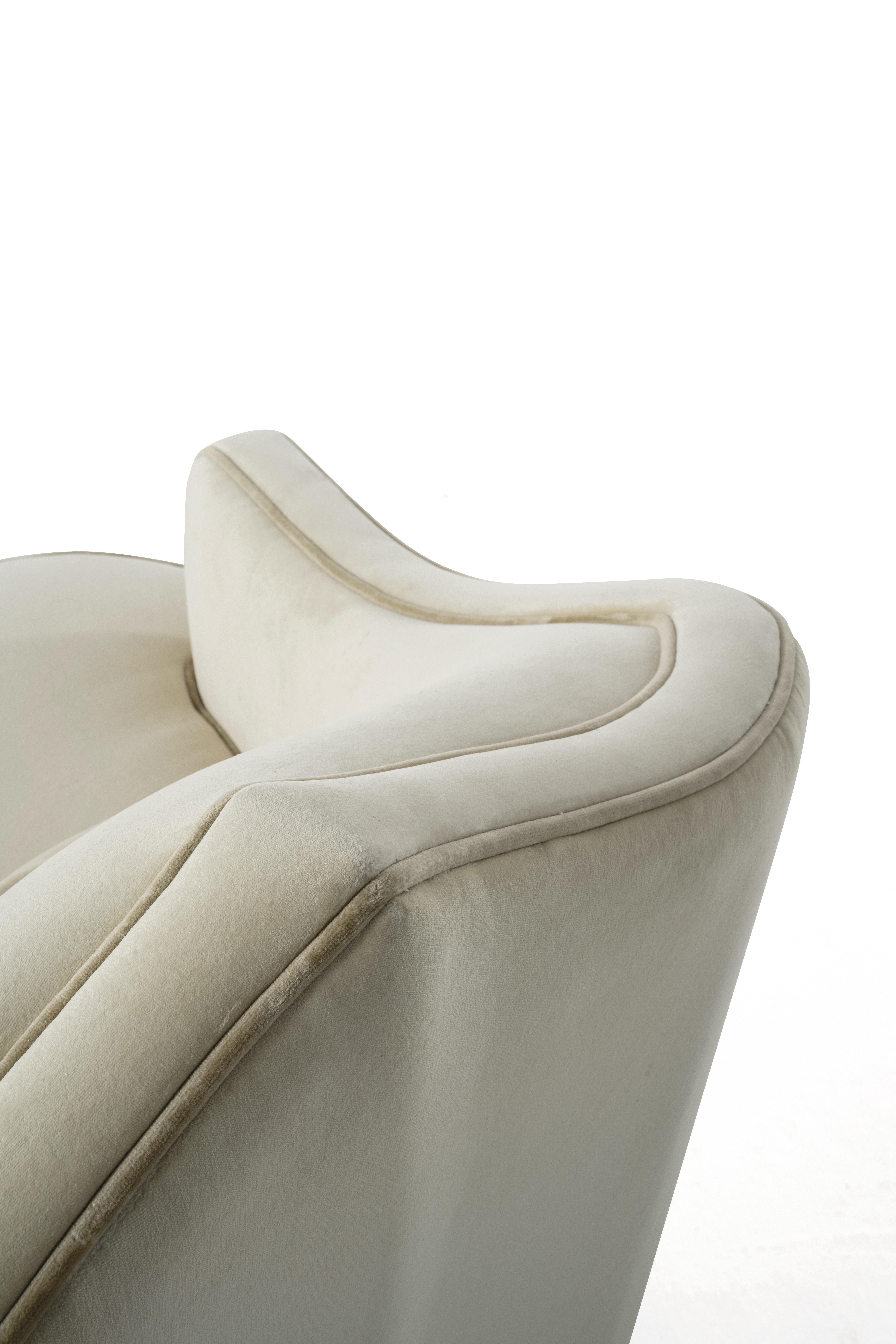 Amina-Sessel aus Samt von Etro Home Interiors, 21. Jahrhundert (21. Jahrhundert und zeitgenössisch) im Angebot
