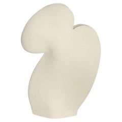 21st Century Amoureux - Man Vase in White Ceramic, Hand-Crafted in France