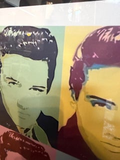 21st Century Andy Warhol Pop Art Framed Elvis Presley 52/100 Lithography