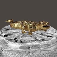 21st Century, Animal Box Collection, Clear Crystal Box with Crocodrile