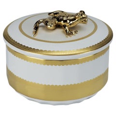 21st Century, Animal Box Collection, Decorated Porcelain Box with Frog