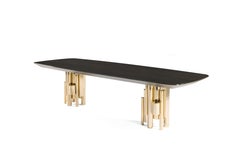 21st Century Antigua Dining Table in Carbalho by Roberto Cavalli Home Interiors