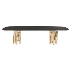 21st Century Antigua Dining Table in Carbalho by Roberto Cavalli Home Interiors