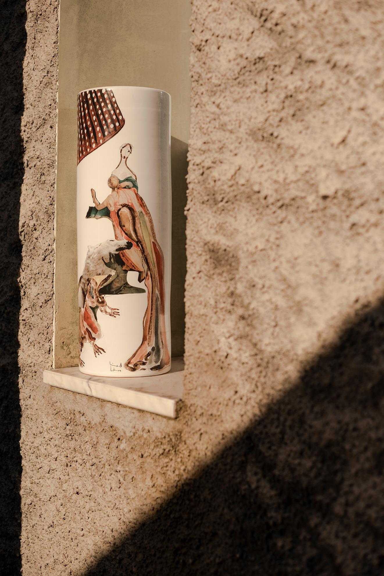 Vase en cramique de l'Apulie du 21e sicle  Bohme III  de Vincenzo D''alba+Antonio Marras Neuf - En vente à Ruffano, IT