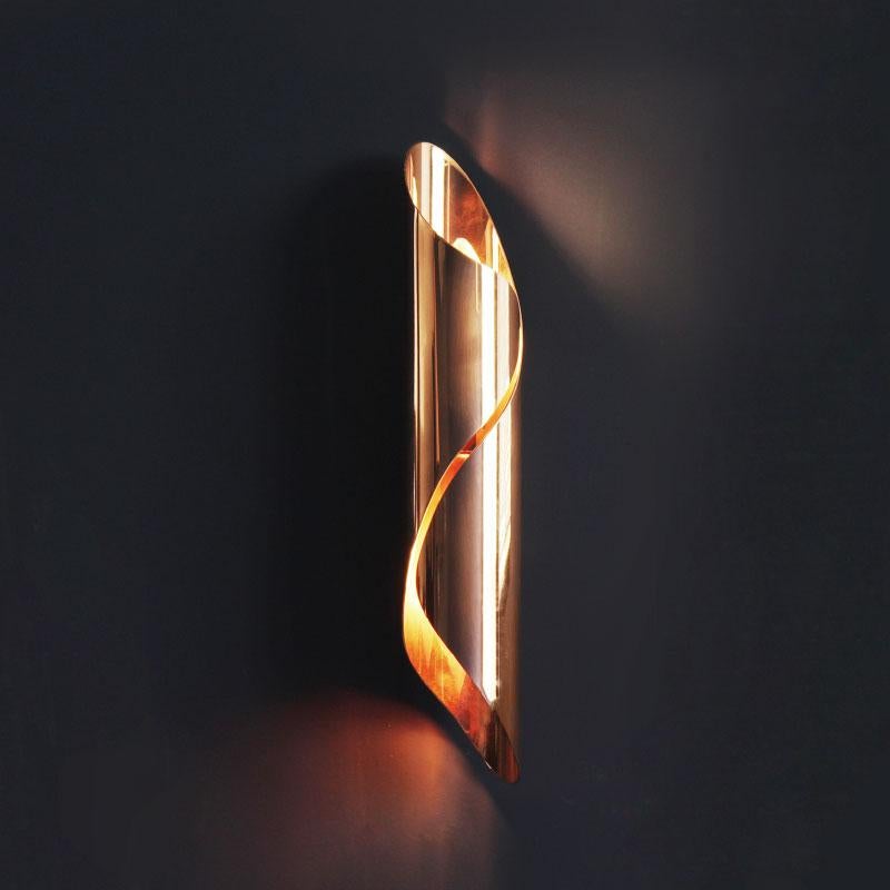 21st Century Arrow Wall Lamp Plated Brass by Creativemary For Sale 2