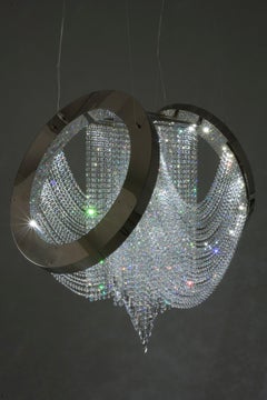 Art Deco Anelar Chandelier Swarovski Crystal Handmade in Portugal by Greenapple