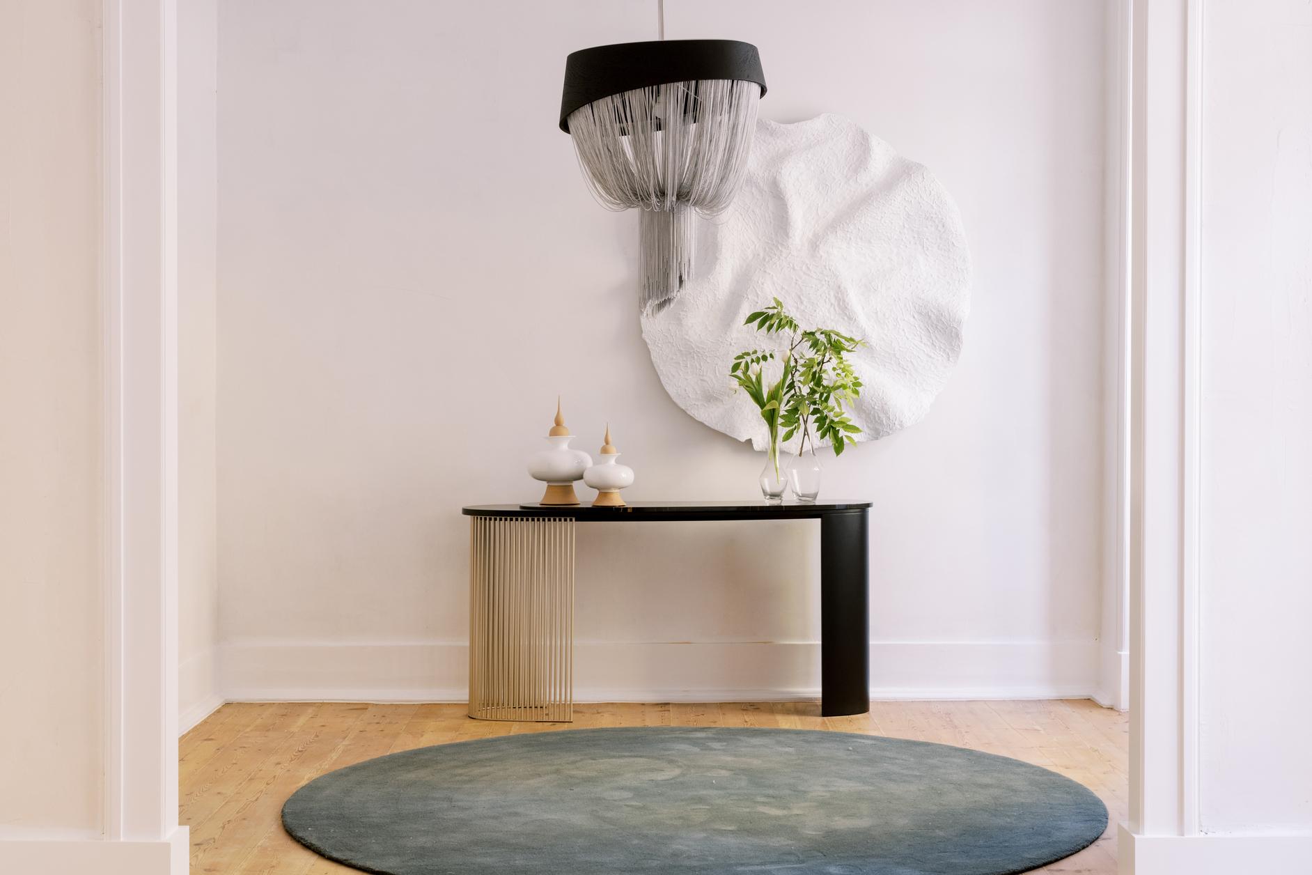Modern Castelo Console Table, Onyx Stone, Handmade in Portugal by Greenapple In New Condition For Sale In Lisboa, PT