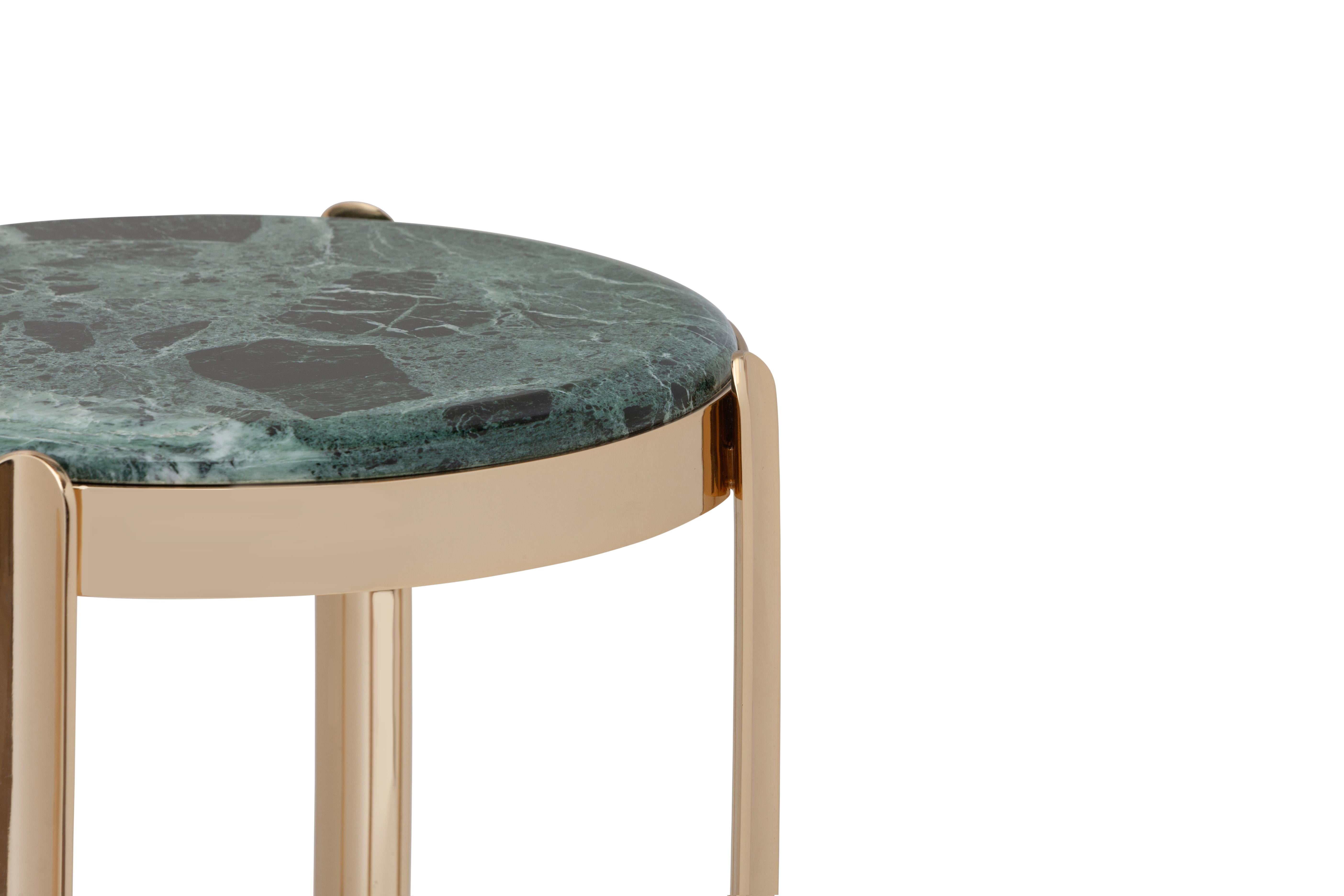 21st Century Art Déco Elie Saab Maison Alpine Green Brass Side Table, Italy

Named after its strategic position in interiors, the Zenith low tables and consoles add a refined and contemporary glamour to each room. Series of low tables, consoles and
