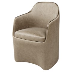 21st Century Art Deco Elie Saab Maison Bronzed Velvet Elite Dining Chair, Italy