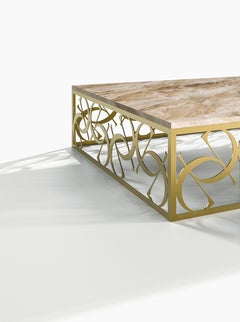 21st Century Art Deco Elie Saab Maison Patagonia Granite Coffee Table, Italy