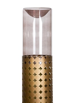 Lampadaire Maison Elie Saab Art Déco du 21e siècle en métal bronzé, Italie